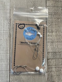 Eastside white ball pompano rig